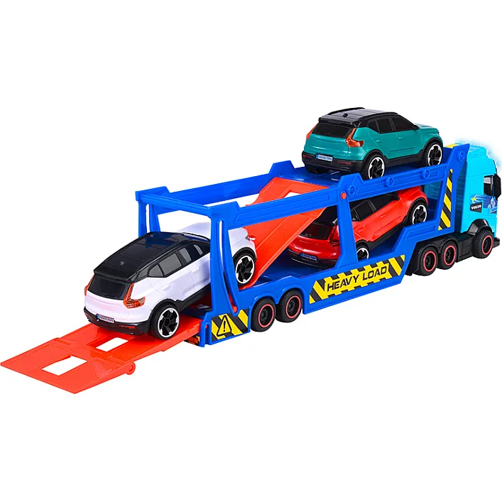 Спецтехніка Dickie Toys Автотранспортер з 3 машинками (3747017)