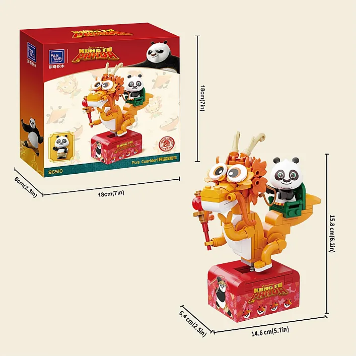 Конструктор Pantasy Kung Fu Panda Косрайдер По (86510)