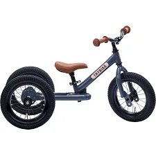 Беговел Trybike трехколесный балансирующий серый (TBS-2-GRY+TBS-99-TK)