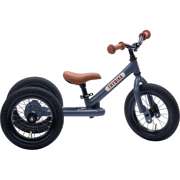 Беговел Trybike трехколесный балансирующий серый (TBS-2-GRY+TBS-99-TK)
