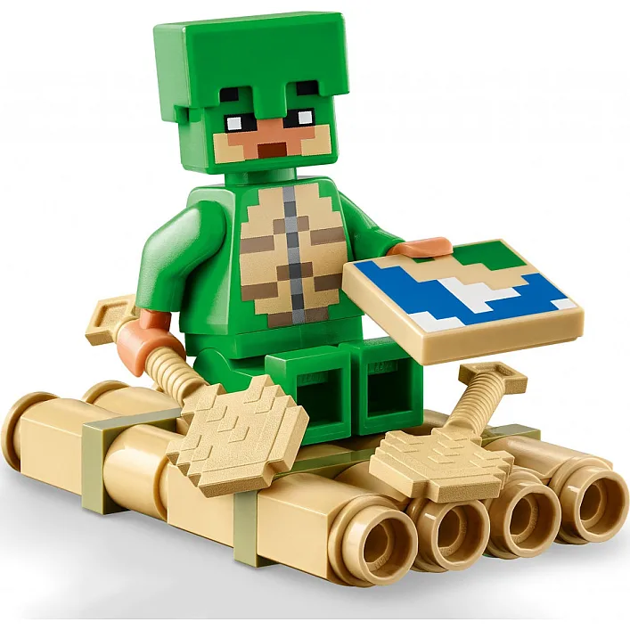 Конструктор LEGO Minecraft Пляжный дом в форме черепахи 234 деталей (21254)