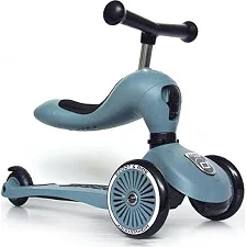Самокат Scoot&Ride Highwaykick-1 Серо-синий (SR-160629-STEEL)