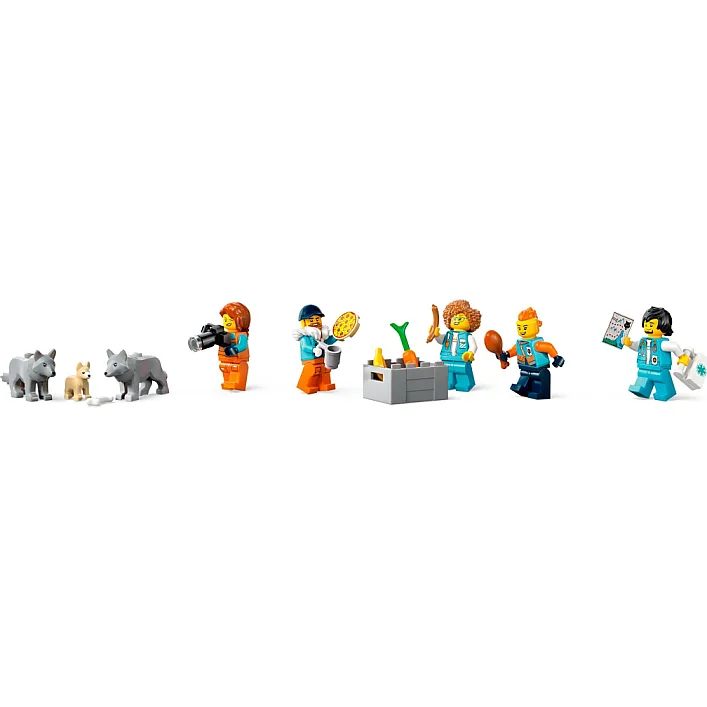 Конструктор LEGO City Арктична дослідна вантажівка з науковою лабораторією (60471)