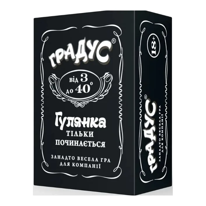 Настільна гра 18+ Bombat game Градус, українська (1000504)