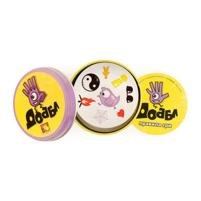 Настільна гра Аsmodee Dobble. Spot It! укр. (345/DOBB07UA)