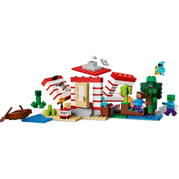 Конструктор LEGO Minecraft Будинок із вибухівки в джунглях (21275)