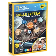 Пазл Cubic Fun Трехмерная головоломка-конструктор Stem Солнечная система (DS1087h)