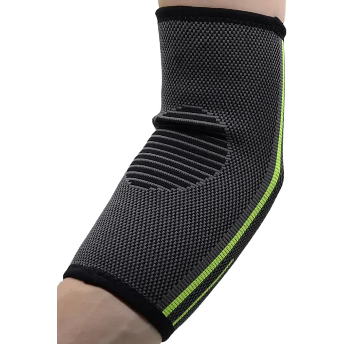 Фиксатор локтя MadMax MFA-283 3D Compressive elbow support Dark grey/Neon green S (MFA-283_S)