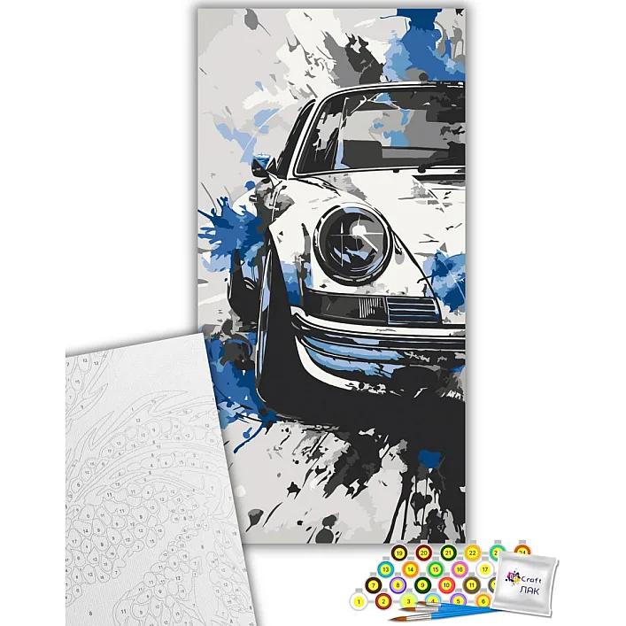 Картина по номерам ArtCraft Porsche Classic 40х80 см (12507-AC)