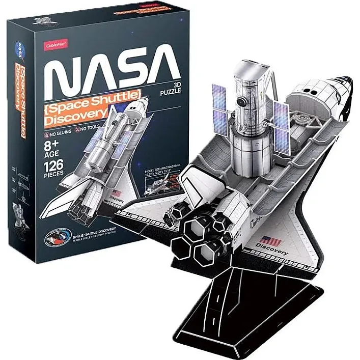 Пазл Cubic Fun 3D NASA Космічний шатл Діскавері (DS1057h)
