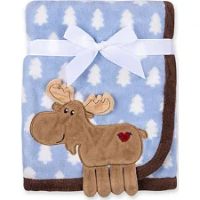 Одеяло детское Luvable Friends с рисунком животных для мальчиков (50439.M)