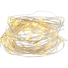 Гирлянда Chomik Гірлянда-струна 6,2 м, 60 LED теплий білий, 3АА батар., ІР44 (5900779802650)