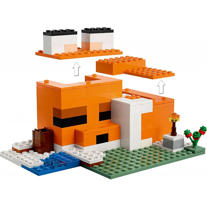 Конструктор LEGO Minecraft Лисья хижина 193 детали (21178)