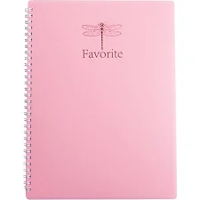 Тетрадь Buromax Favourite Pastel A4 80 листов, клетка пластиковая обложка Ро (BM.24452154-10)
