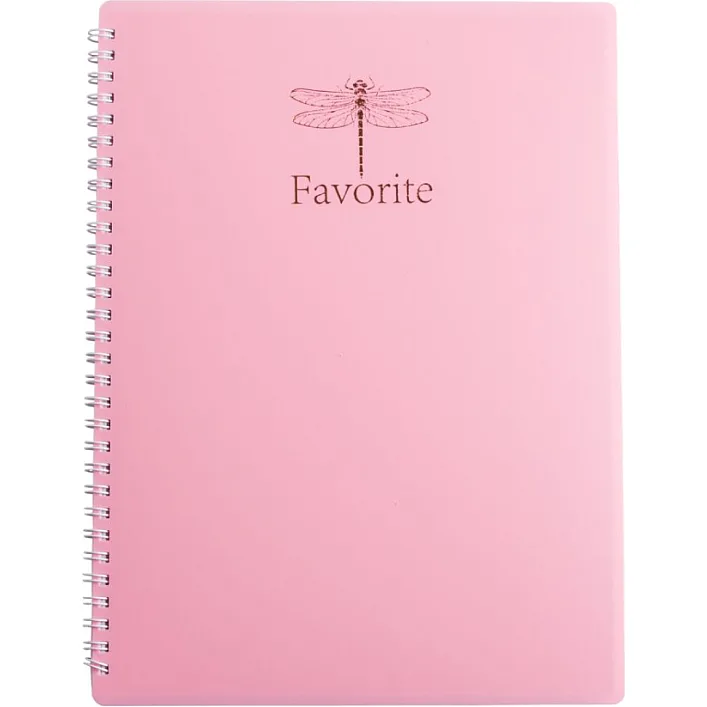 Тетрадь Buromax Favourite Pastel A4 80 листов, клетка пластиковая обложка Ро (BM.24452154-10)