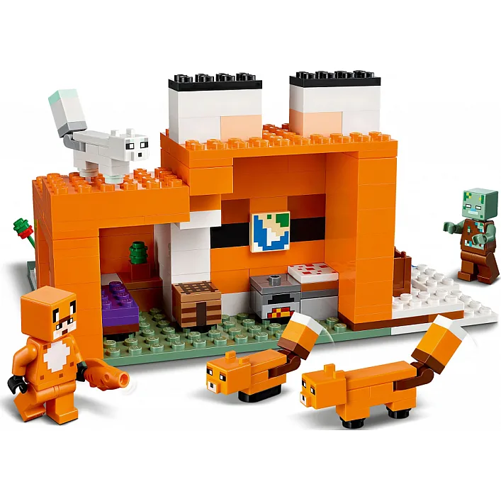 Конструктор LEGO Minecraft Лисья хижина 193 детали (21178)