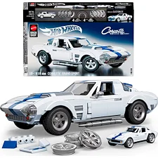 Машина Hot Wheels Brick Shop Elite Corvette Grand Sport 918 деталей (JGR31)