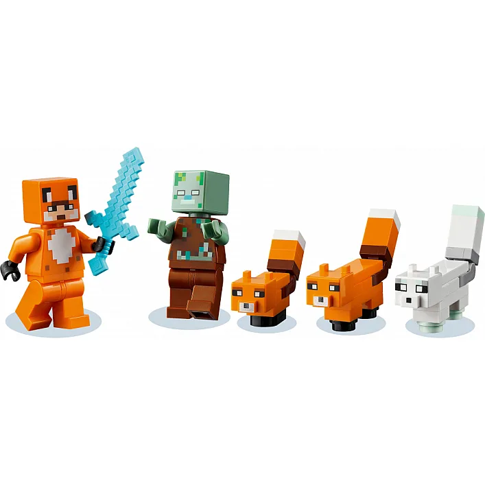 Конструктор LEGO Minecraft Лисья хижина 193 детали (21178)