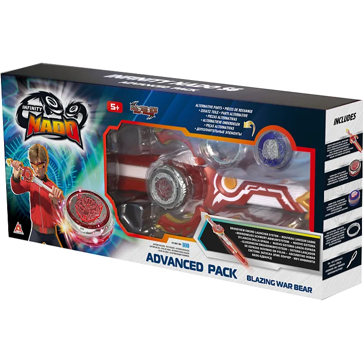 Волчок Infinity Nado VI серия Advanced Pack Blazing War Bear Горящий Боевой Медведь (EU654132)