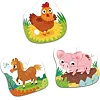 Пазл DoDo 3 в 1 День на фермі (300394)