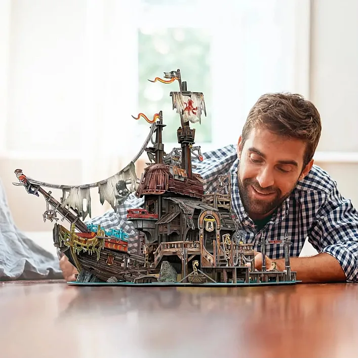 Пазл Cubic Fun 3D Пиратский корабль Тортуга (T4039h)