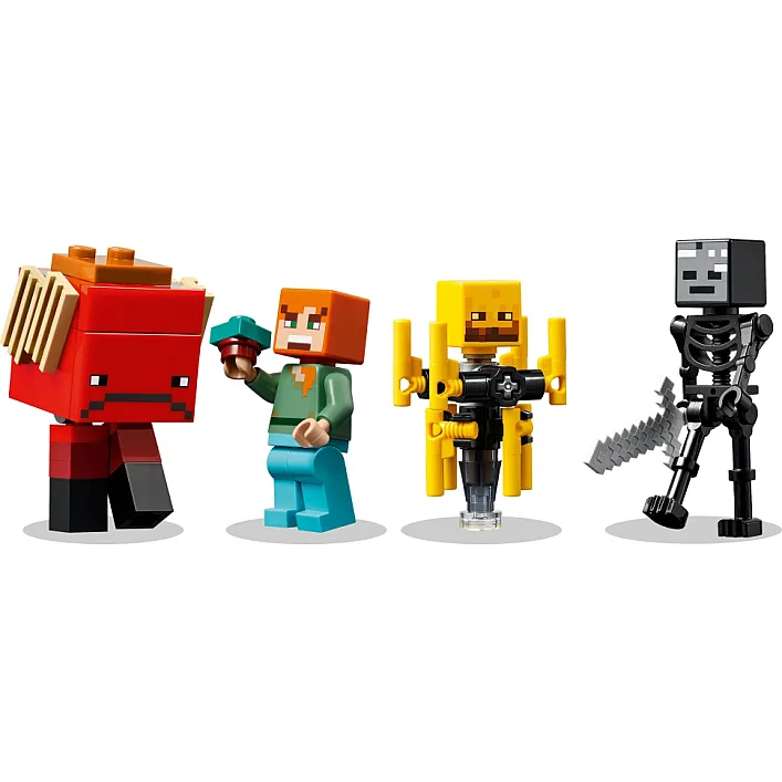 Конструктор LEGO Minecraft Битва с лавой в Незере (21266)