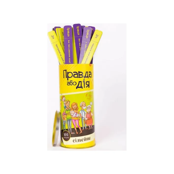 Настільна гра Fun Games Shop Правда або Дія: Сімейна, українська (FGS23)