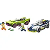 Конструктор LEGO City Преследование маслкара на полицейском автомобиле 213 деталей (60415)