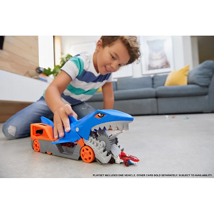 Ігровий набір Hot Wheels Вантажівка-транспортер "Акуляча паща" (GVG36)