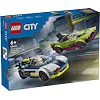 Конструктор LEGO City Преследование маслкара на полицейском автомобиле 213 деталей (60415)