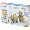 Ігровий набір Viga Toys Дерев'яні меблі для ляльок PolarB Кухня і їдальня (44038)