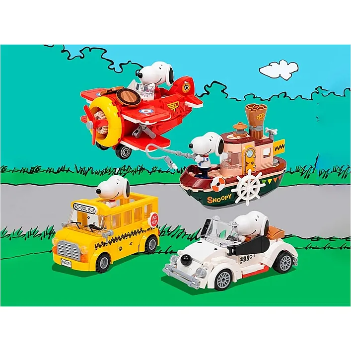 Конструктор Pantasy Snoopy - Биплан (86903)