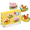 Пазл DoDo 3 в 1 День на фермі (300394)