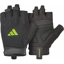 Перчатки для фитнеса Adidas Essential Training Gloves ADGB-15003GN чорний, зелений L (885652025973)