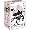Коляска для ляльок Smoby Maxi-Cosi 3 в 1. Рожева перлина зі знімною люлькою, 55 x 39 x 64 см, 3+ (7600253121)