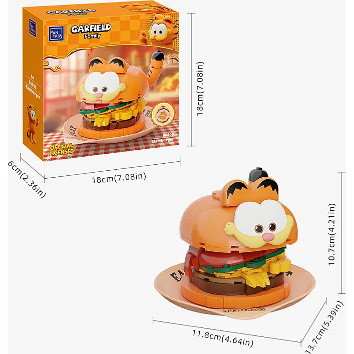 Конструктор Pantasy Garfield -Foodie - Гамбургер (86805)