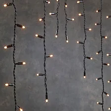 Гирлянда Luca Lighting соединительная Бахрома черная 3х0.4 м теплый белый (8711473283587)