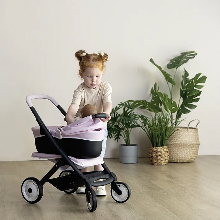 Коляска для ляльок Smoby Maxi-Cosi 3 в 1. Рожева перлина зі знімною люлькою, 55 x 39 x 64 см, 3+ (7600253121)