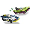 Конструктор LEGO City Преследование маслкара на полицейском автомобиле 213 деталей (60415)