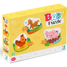 Пазл DoDo 3 в 1 День на ферме (300394)