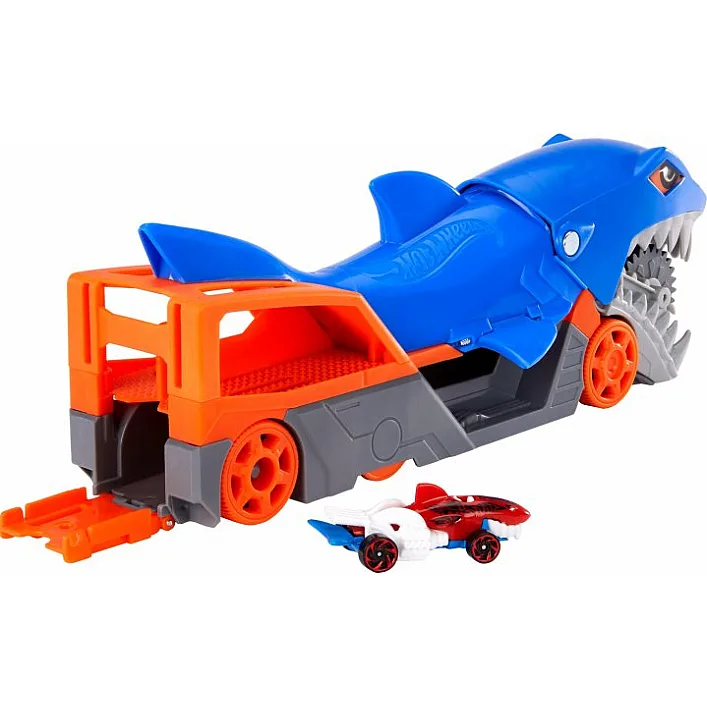 Ігровий набір Hot Wheels Вантажівка-транспортер "Акуляча паща" (GVG36)