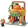 Конструктор Pantasy Kung Fu Panda Кунгфу Панда Мини Вид на улицу - Фруктовая лавка Тигрицы (86508)