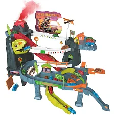 Игровой набор ZIPP Toys Dino автотрек-вулкан электрический, 8 машинок (5505A)