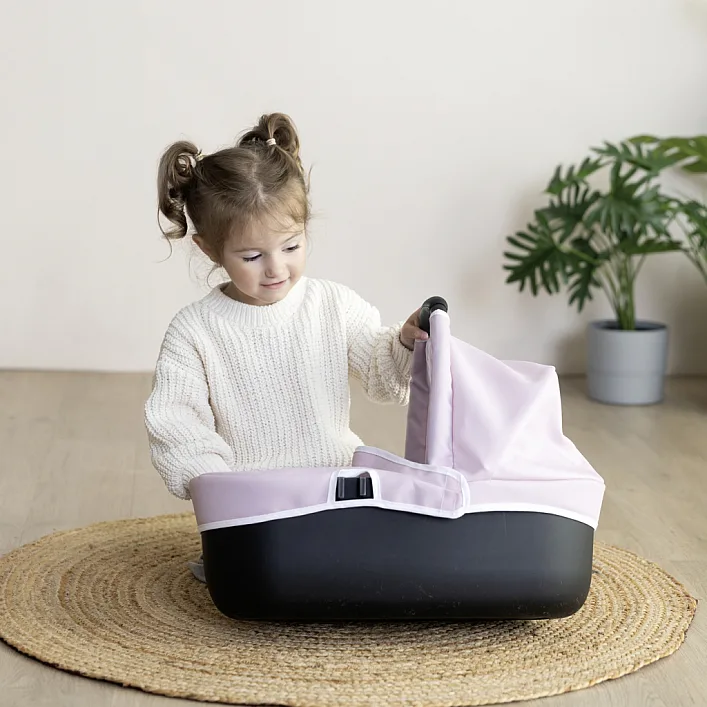 Коляска для ляльок Smoby Maxi-Cosi 3 в 1. Рожева перлина зі знімною люлькою, 55 x 39 x 64 см, 3+ (7600253121)