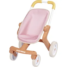 Коляска для кукол Smoby Baby Nurse Терракотовая пудра. Прогулка, с поворотными колесами, 18 мес + (7600251224)