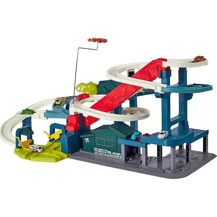 Игровой набор ZIPP Toys Dino автотрек-городская развязка электрический, 8 машинок (6603A)