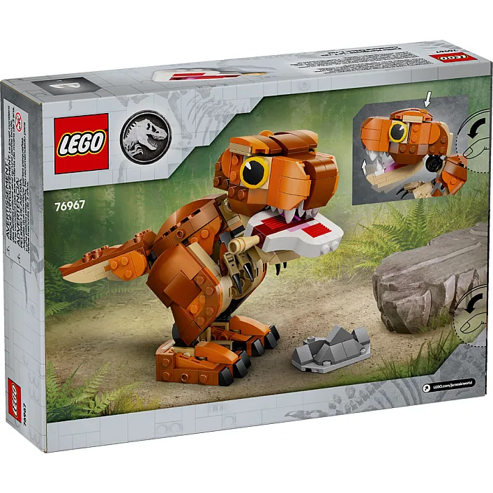 Конструктор LEGO Jurassic World Little Eatie: тиранозавр (76967)