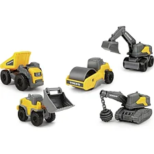 Спецтехника Dickie Toys Вольво. Микроработники, 5 машин (3722008)