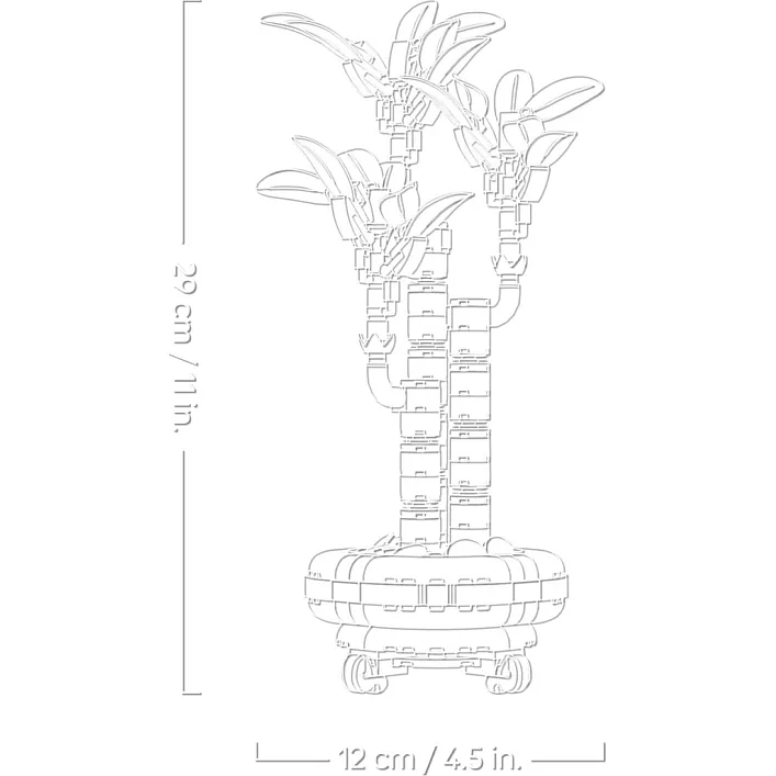 Конструктор LEGO Botanicals Бамбук счастья (10344)