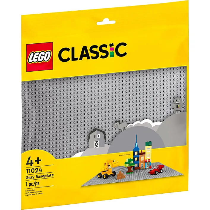 Конструктор LEGO Classic Базовая пластина серого цвета (11024)